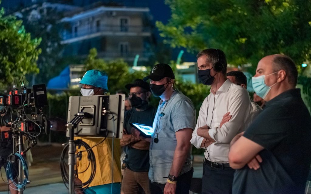 Athens mayor visits the set of Greek Freak